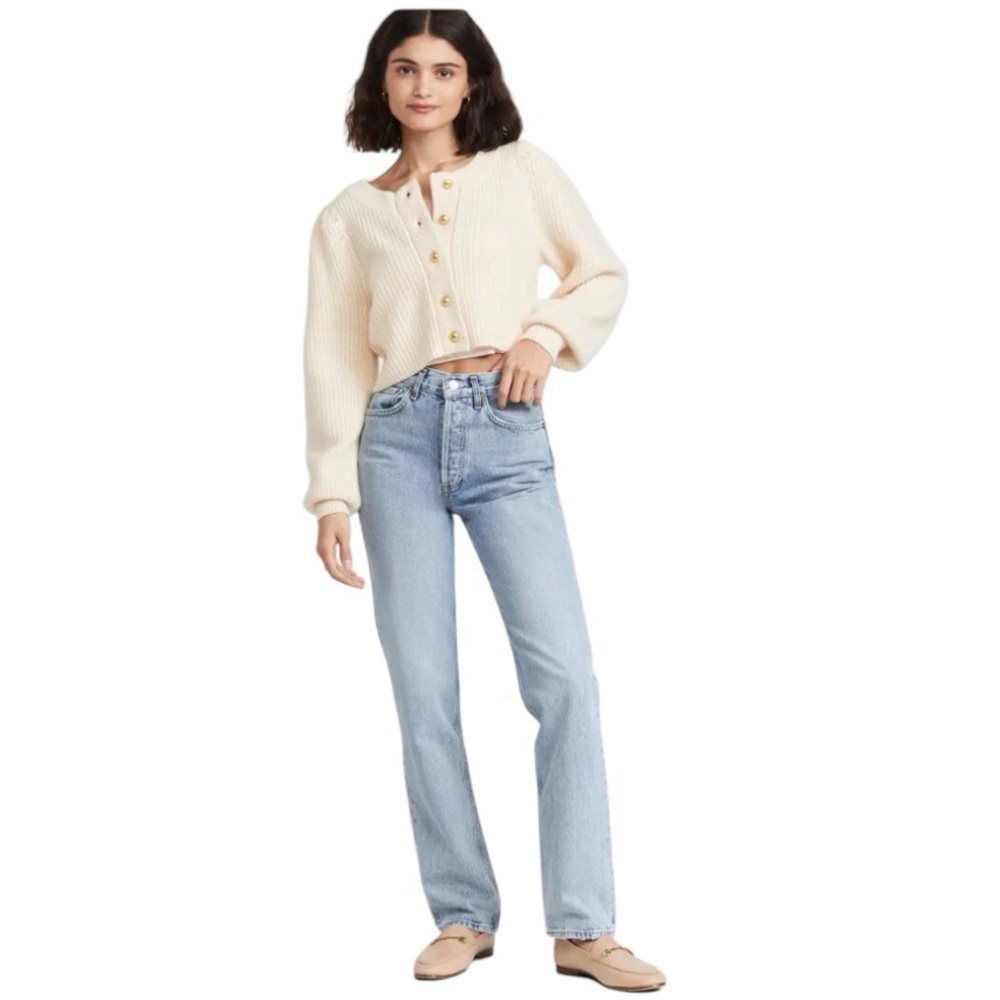 Agolde Light Blue Straight Leg Jeans